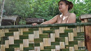 BUILDING FARM, Building cabin bamboo bridge. Bamboo knitting skills \ Triệu Lâm Farm