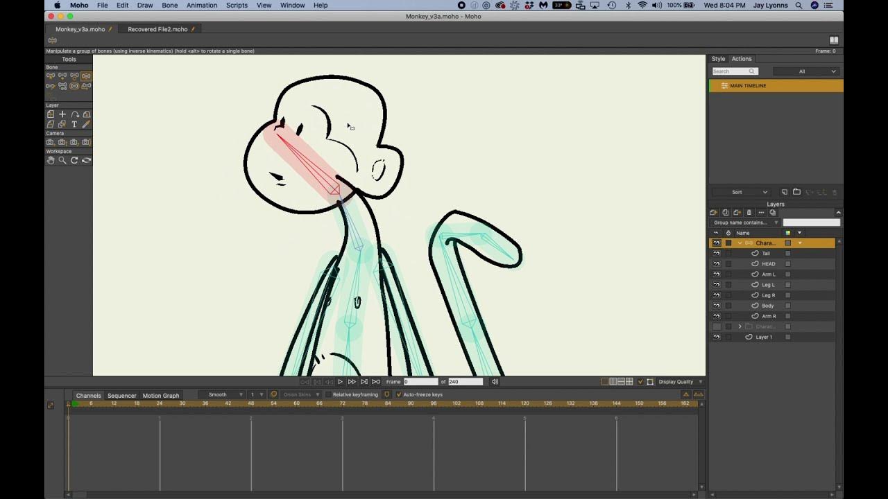 Help with Linking Bones and Curvers : r/MohoAnimation