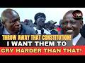 RUTO, THROW AWAY THAT CONSTITUTION AND FOR THEM TO CRY HARDER!