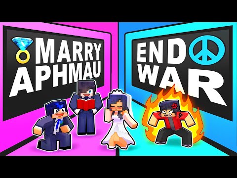 MARRY APHMAU or END WAR in Minecraft!