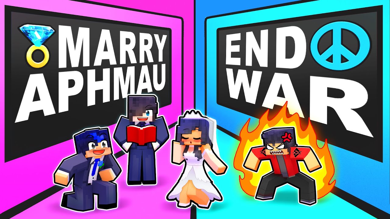 MARRY APHMAU or END WAR in Minecraft!