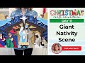 Make this giant nativity craft from cardstock  ccc 2023 day 11