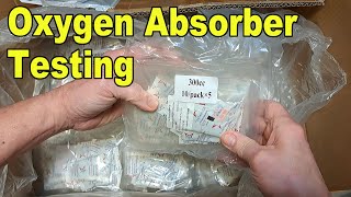 Oxygen Absorber Testing (For our freeze dried food)