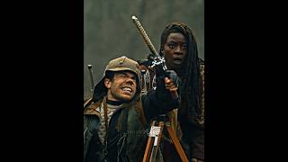 Famous Nat and Michonne Shoot Down a CRM Helicopter | The Walking Dead #shorts Wealth