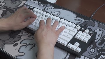 Devastating TKL with lubed Tangerines Typing Sounds