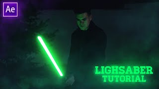 QUICK and EASY LIGHTSABER EFFECT TUTORIAL with AUTOMATIC TRACKING | After Effects
