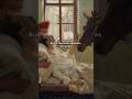 A final visit from the faithful companion | Ein lieber Besuch(A Dear Visitor) by Max Kurzweil #art