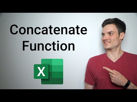 Concatenate Excel Tutorial