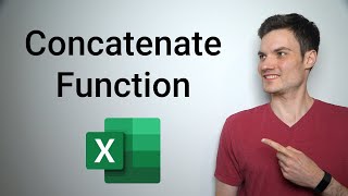 Concatenate Excel Tutorial
