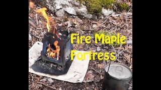 Fire Maple Fortress Ultralight Titanium Wood Stove