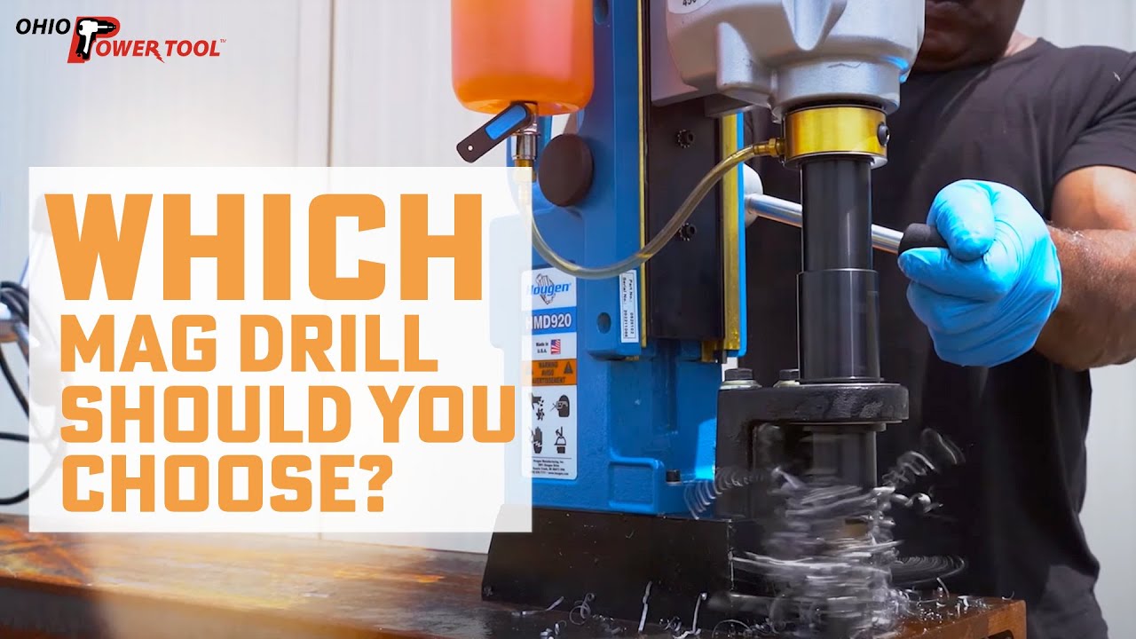 Выбираем правильную магнитную дрель - Hougen: HMD130, HMD900, HMD904, HMD905 и HMD920!