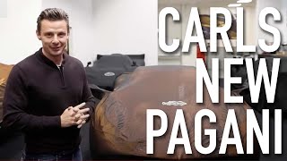 Carl Hartley collects his new Hypercar Pagani Huayra revealed