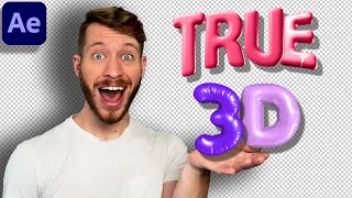 Amazing REAL 3D Text in After Effects! screenshot 2