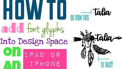 How to get font glyphs onto iPad and iPhone the easy way