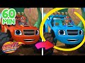 Blaze&#39;s Best Spot the Difference Games! 🔎 60 Minute Compilation | Blaze and the Monster Machines