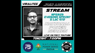 Watch Viralitee sprint for the win at the PokerBaazi NPS #29 & #32 SPRINT 5 Lac GTD screenshot 5