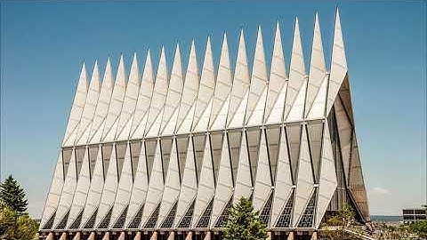 US Air Force Academy Cadet Chapel (FOLDED PLATE - SHELL STRUCTURE)