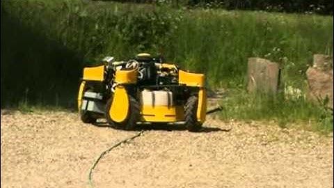 Hortibot: Making the moves and autonomous row following premiere