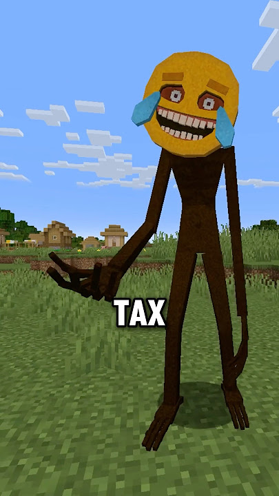 This Mod adds Taxman!😱 #minecraft #minecraftmemes