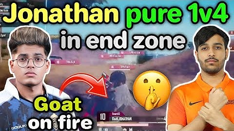 Jonathan pure 1v4 clutch in end zone Upthrust 🥵 Goat for a reason 🇮🇳