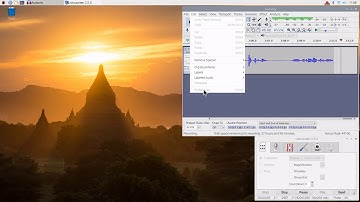 SDR Raspberry Pi 4 Audacity