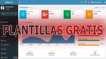 🔴 Usa la plantilla adminlte completamente gratis y fácil ✌