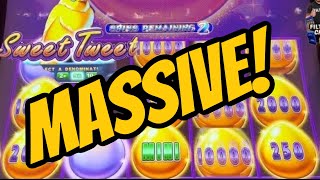 BIGGEST JACKPOT EVER ON SWEET TWEET! MAX BET!