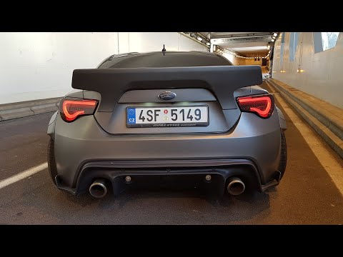 580HP Subaru BRZ 6.2l V8 LS3 Rocket Bunny - Start, Revs, POP & BANGS!