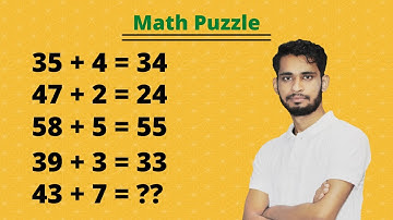 Maths puzzle | Which number replace the question mark ? | How to solve math Puzzle ? | Moin Khan