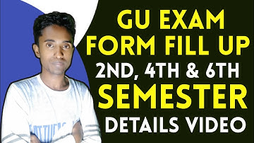 GU Form Fill Up 2023 - Gauhati University Exam Form Fill Up