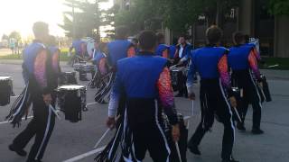 Blue Devils 2015 drumline on the Lot @ NIU 7/12/15