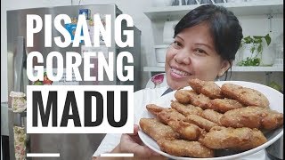 Pisang goreng madu unik bentuk mangkok