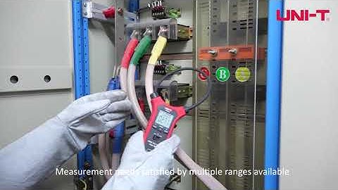 Measure High Currents with UNI-T UT281E True RMS Flex Clamp