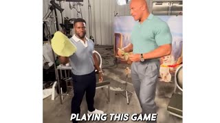 The Rock & Kevin Hart - Tortilla Slap Challenge 😂 Try not to laugh 😂😂😂
