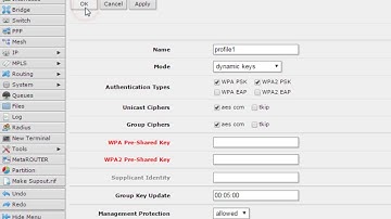 How to edit WiFi Password in Mikrotik?