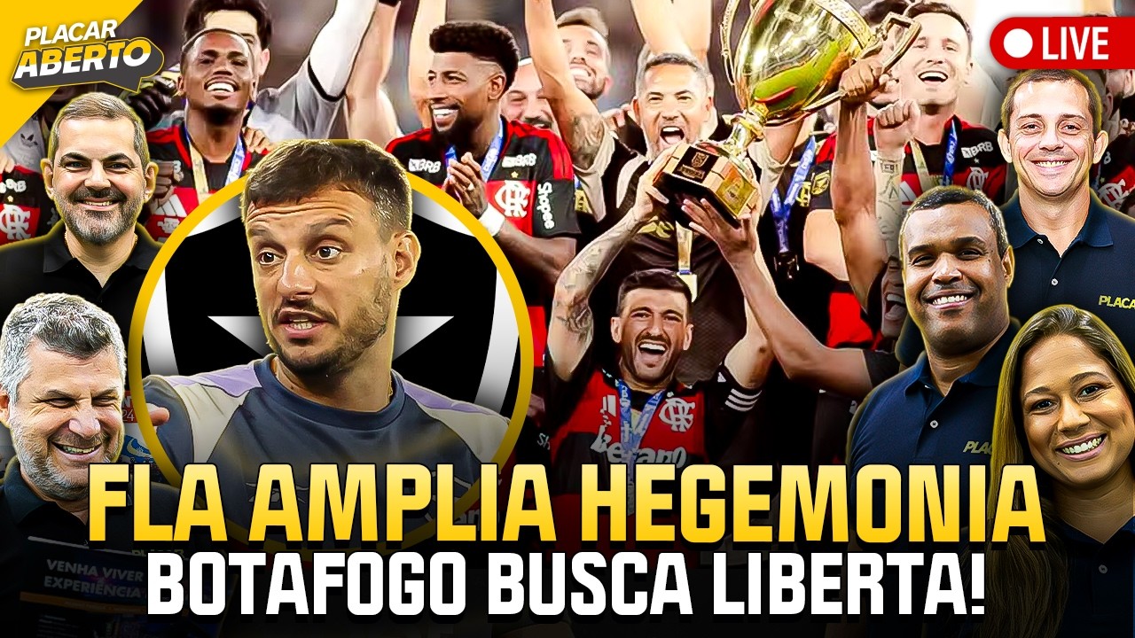 DECISÃO: BOTAFOGO NA LIBERTA! FLAMENGO, VASCO E FLUMINENSE PELO BRASILEIRÃO | Placar Aberto | 10/03