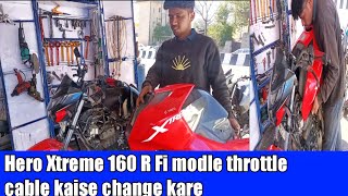 How to change Hero Xtreme 160 R   throttle cable