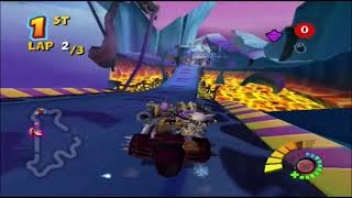 Crash Tag Team Racing PS2: Tire & Ice