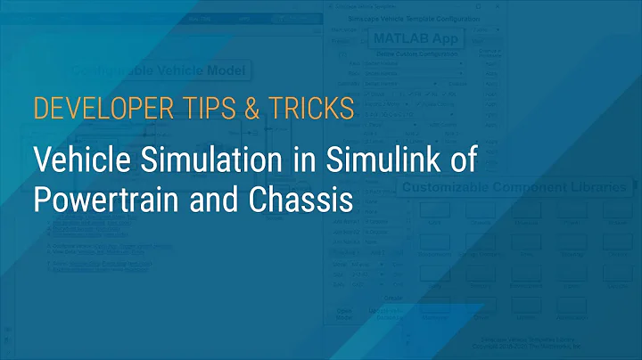Vehicle Simulation in Simulink of Powertrain and Chassis