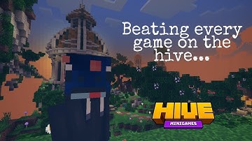I Beat Every Game on the Hive (Minecraft Bedrock) - 3 years of Cardinal1228