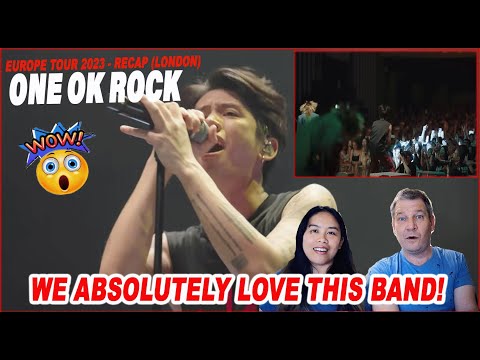 ONE OK ROCK - Europe Tour 2023 - Recap (London) ❤️👍 | COUPLE REACTION