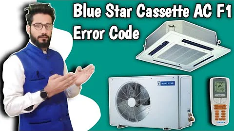 Blue Star Cassette AC F1 Error Code || How To Solve F1 Error Code Blue Star Cassette AC SD Series