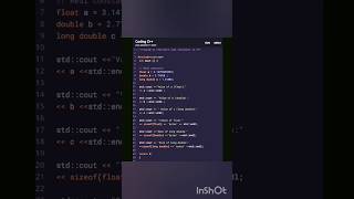 Program to represent real constants in C++. #cpp #c #cprogramming #coding #programmer #coder #code