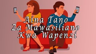 Aina Tano Za Mawasiliano Kwa Wapenzi