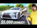 I Got a $5,000 Exhaust on my V8 Lexus LC500! - ARMYTRIX Valvetronic