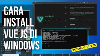 Quickly Setup Vue JS on Windows