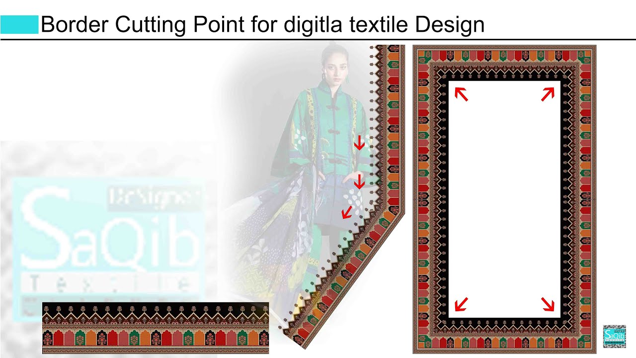zoom class || 19 Border Cutting Point for digitla textile Design ...