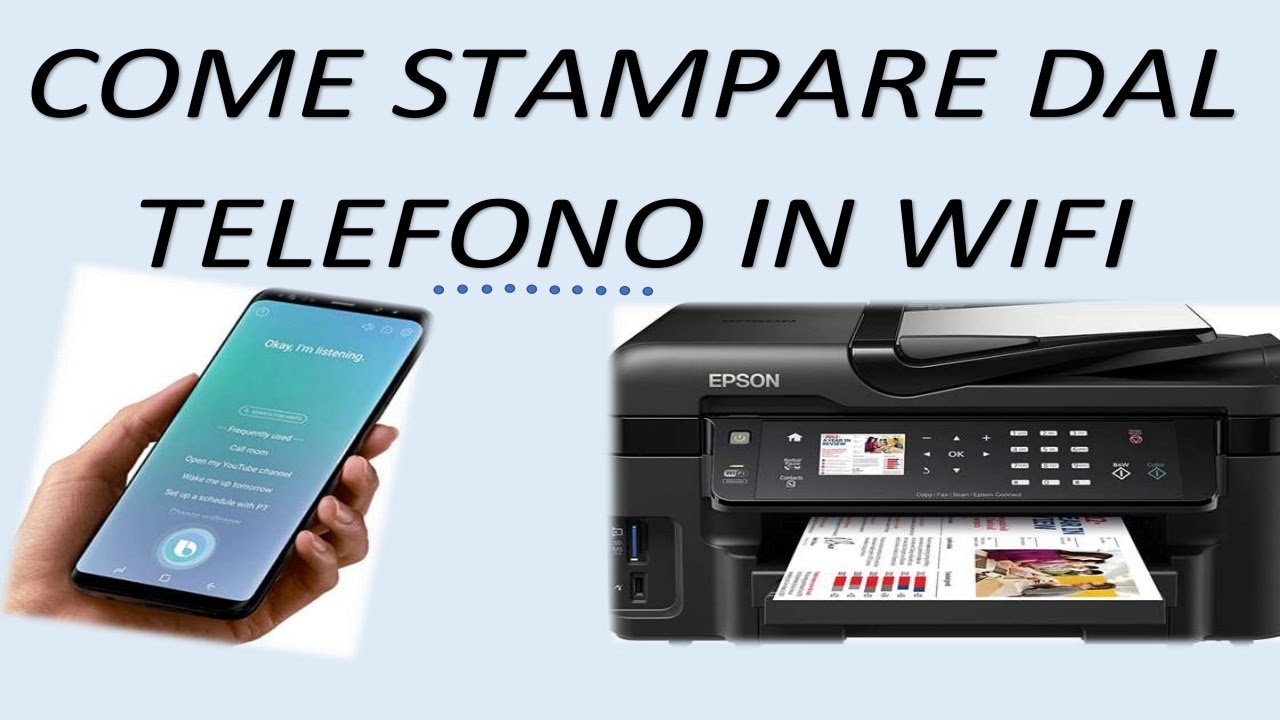 Come collegare Stampante epson al telefono