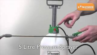 Kingfisher 5 Litre Pressure Sprayer   YouTube