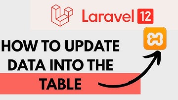 How to update data into the database in Laravel 12